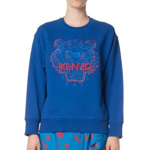 NWT Blue Red Kenzo Tiger Sweatshirt Medium